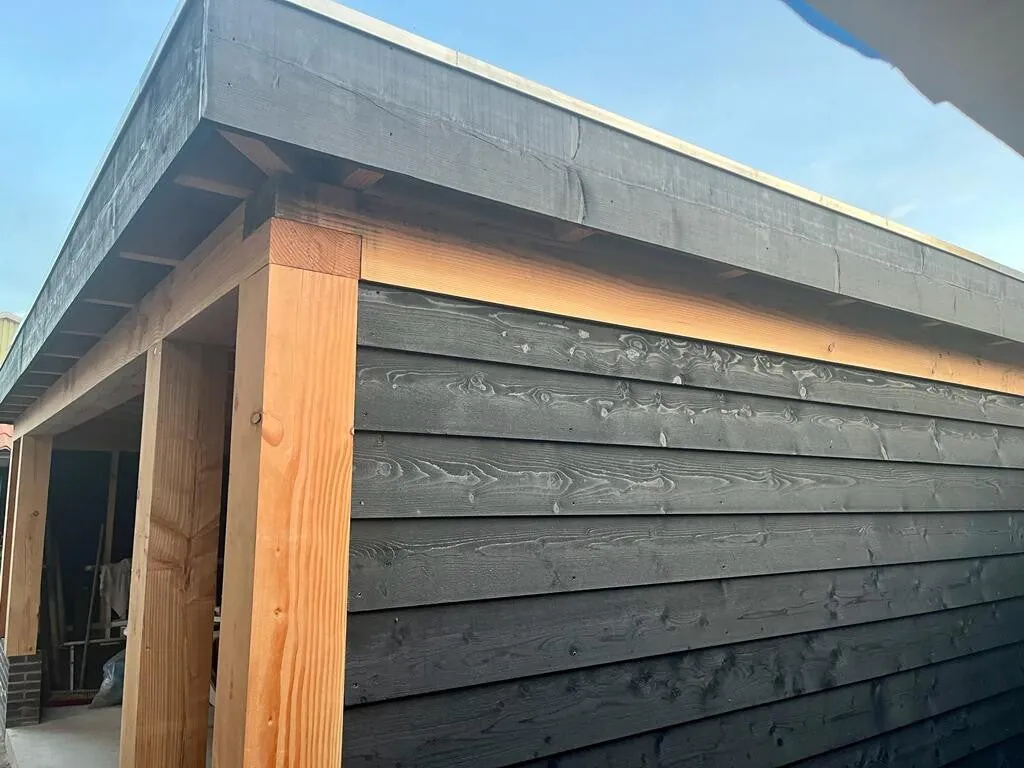 Tuinkamer met overkapping